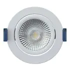 EcoDim Recessed Spot White 6W 450lm 60D 827- 860 Tunable White | RGB - 85mm - Cutout 75mm - IP54 - Zigbee Dimmable